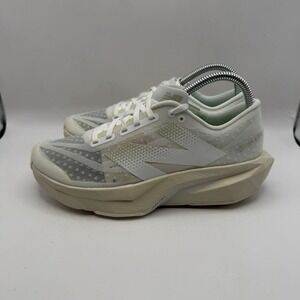 New Balance Women's White Cream Athletic Shoes